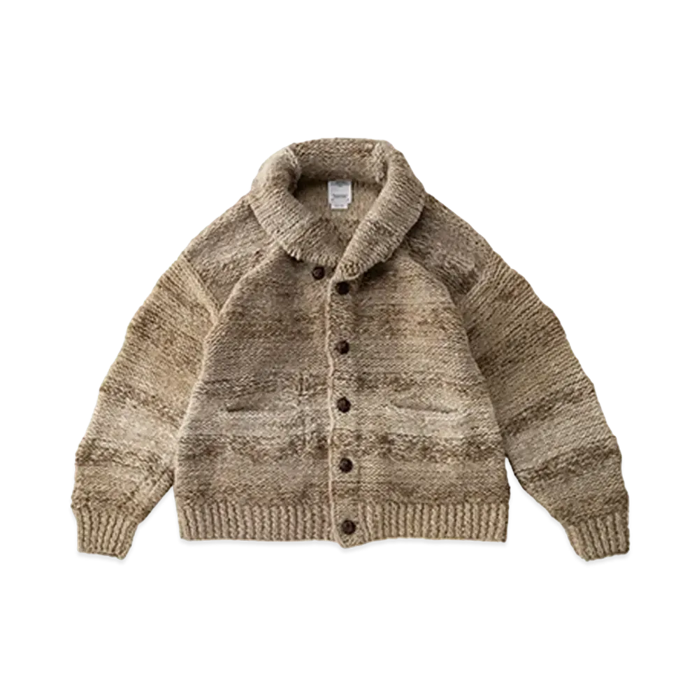 visvim COWICHAN GRADIENT HAND-KNIT (N.D.) "Beige"