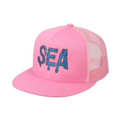 WIND AND SEA Zodiac Snake Mesh Logo Cap "Pink"