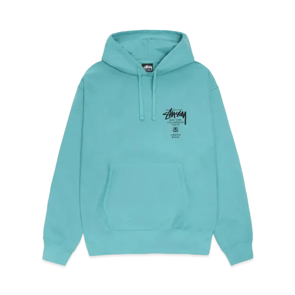 Stussy World Tour Hoodie "Ocean"