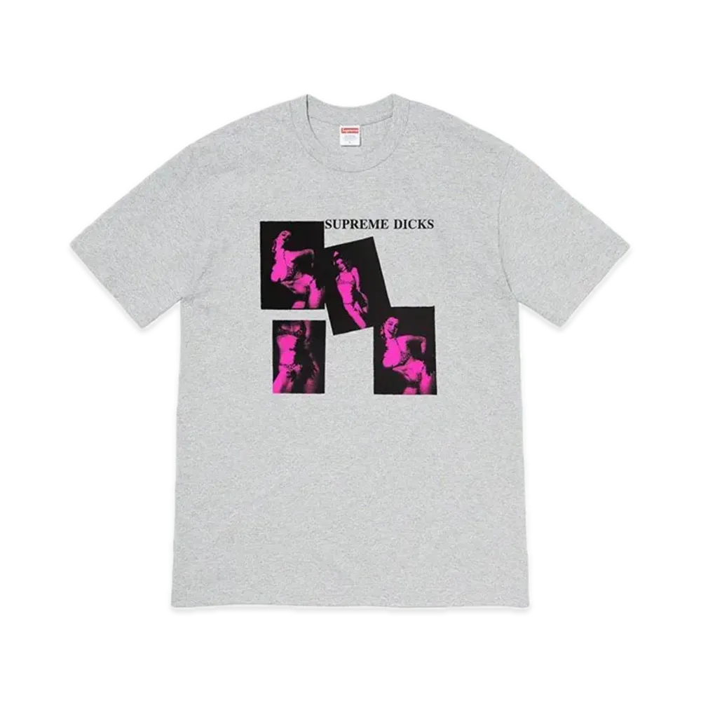 Supreme Dicks Tee "Heather Grey"