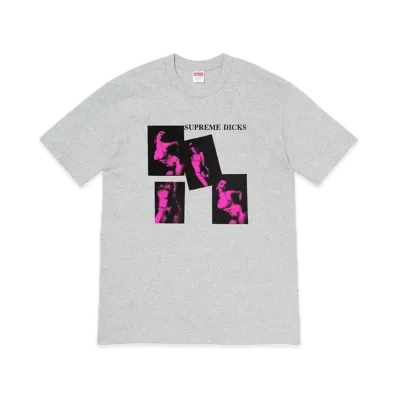 Supreme Dicks Tee "Heather Grey"