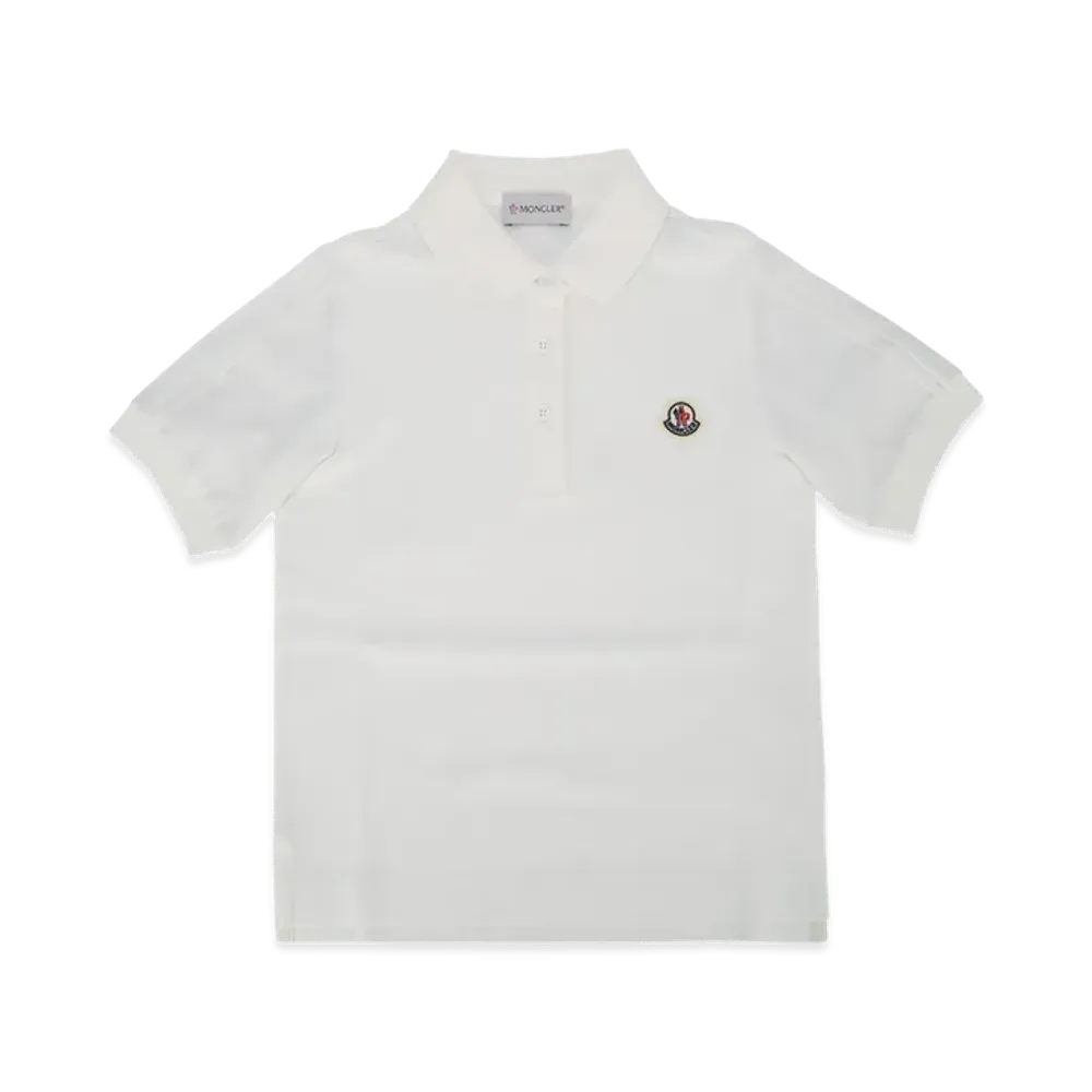 MONCLER Kids Polo Shirt "White"