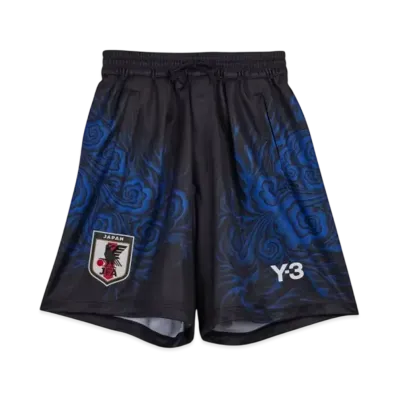 adidas Y-3 JFA Graphic Shorts "Black/Bold Blue"