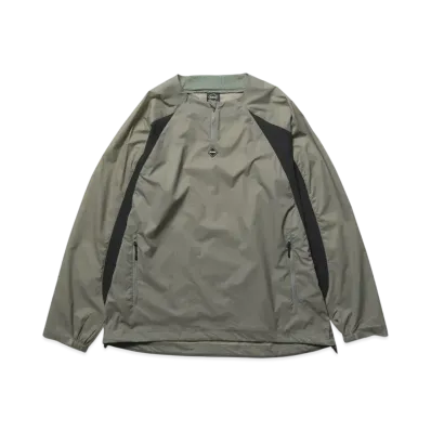 F.C.Real Bristol Ultra Light Weight Half Zip Piste "Khaki"