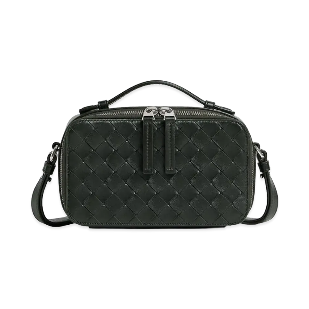 Bottega Veneta Getaway Phone Pouch "Dark Green"
