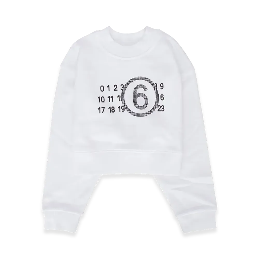 MM6 Maison Margiela Kids Sweatshirt "White"