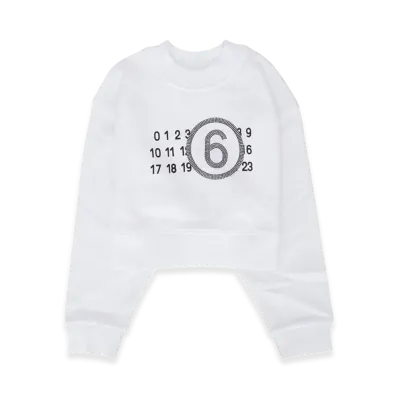 MM6 Maison Margiela Kids Sweatshirt "White"