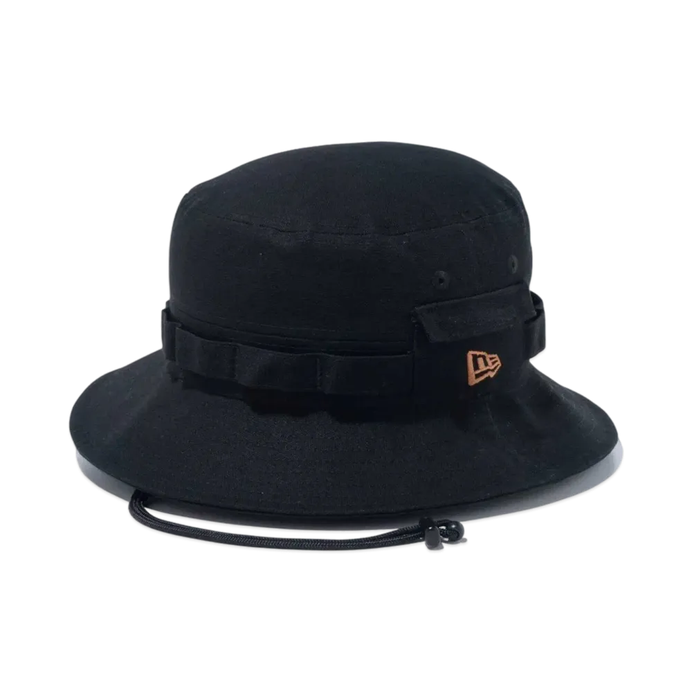 NEW ERA Duck Canvas Adventure Leather Patch 'New Era Outdoor' "Black/Light Bronze"