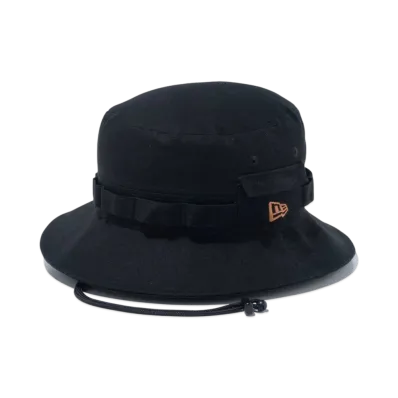NEW ERA Duck Canvas Adventure Leather Patch 'New Era Outdoor' "Black/Light Bronze"