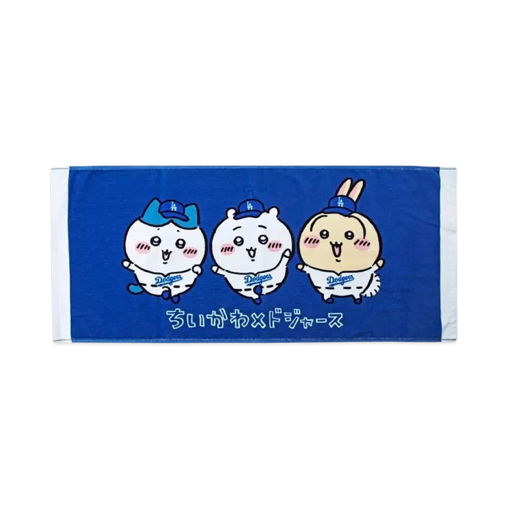 MLB x Chiikawa Tokyo Series Face Towel (Dodgers) "Blue"