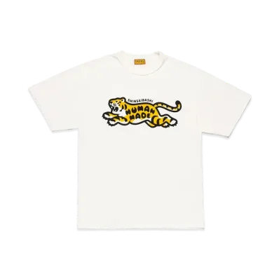 HUMAN MADE Stores Exclusive Animal Graphic T-Shirt Shinsaibashi Parco / Tiger "White"