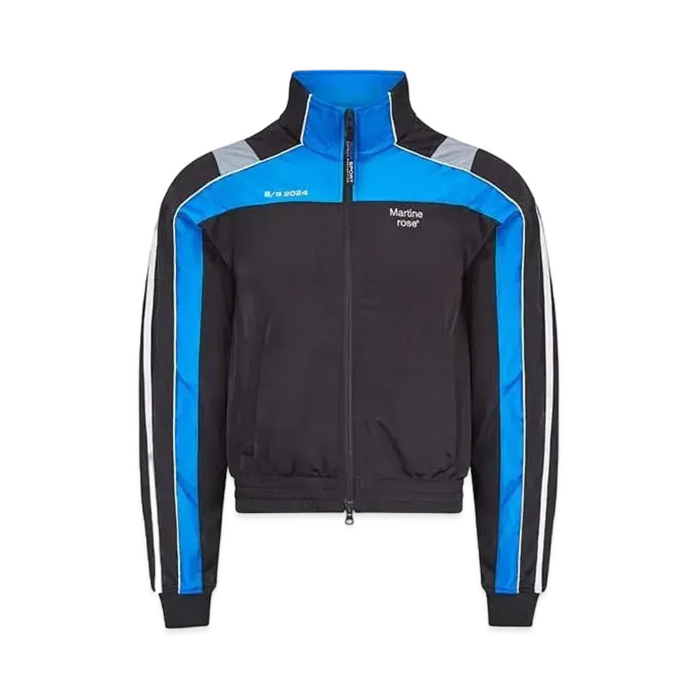 MARTINE ROSE Shrunken Track Jacket "Black Multi"