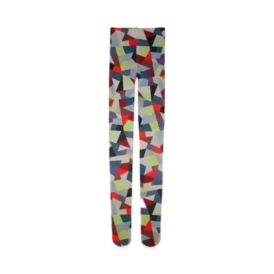 ANREALAGE Patchwork Print Tights "Colorful"