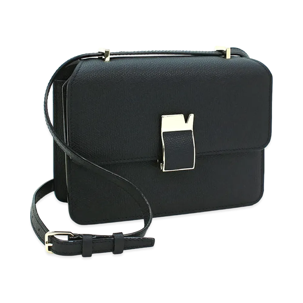 Valextra Women's Nolo Small Shoulder Bag "Nero"