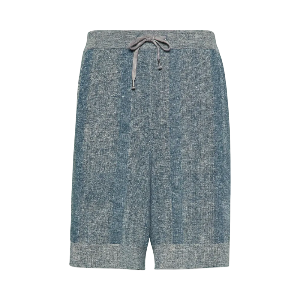 Maison Margiela Men's Summer Chine Shorts "Petrol"