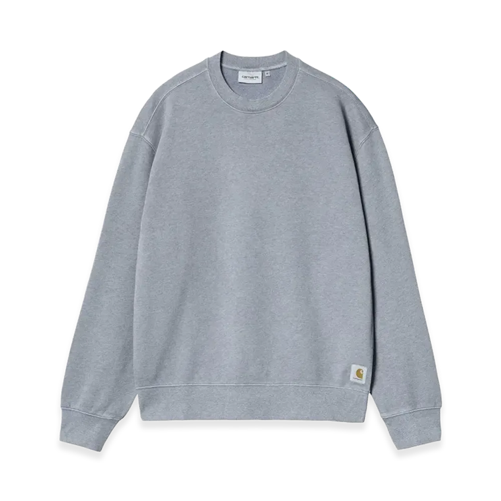 Carhartt WIP Caspian Sweat "Shady Blue Heather(Garment Dyed)"