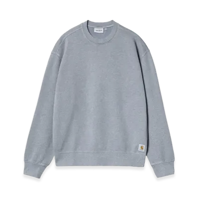 Carhartt WIP Caspian Sweat "Shady Blue Heather(Garment Dyed)"