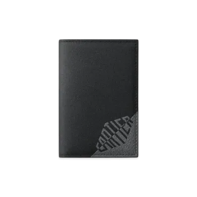 Cartier 4 Credit Card Holder, Cartier Losange Shadow "Black/Anthelasite"