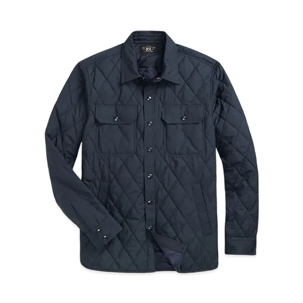 RRL Ralph Lauren Quilting Shirt Jacket "Navy"