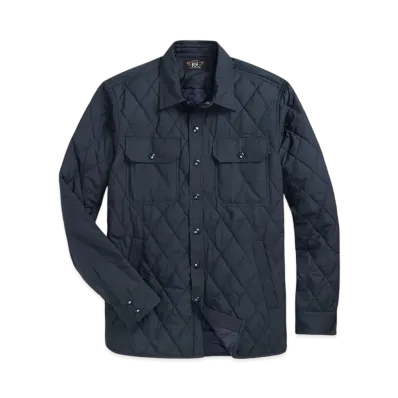 RRL Ralph Lauren Quilting Shirt Jacket "Navy"