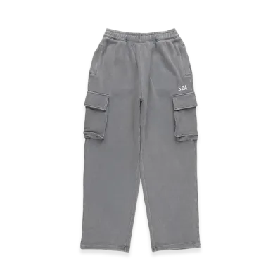 WIND AND SEA Heavy Waffle Cargo Pants "Gray"