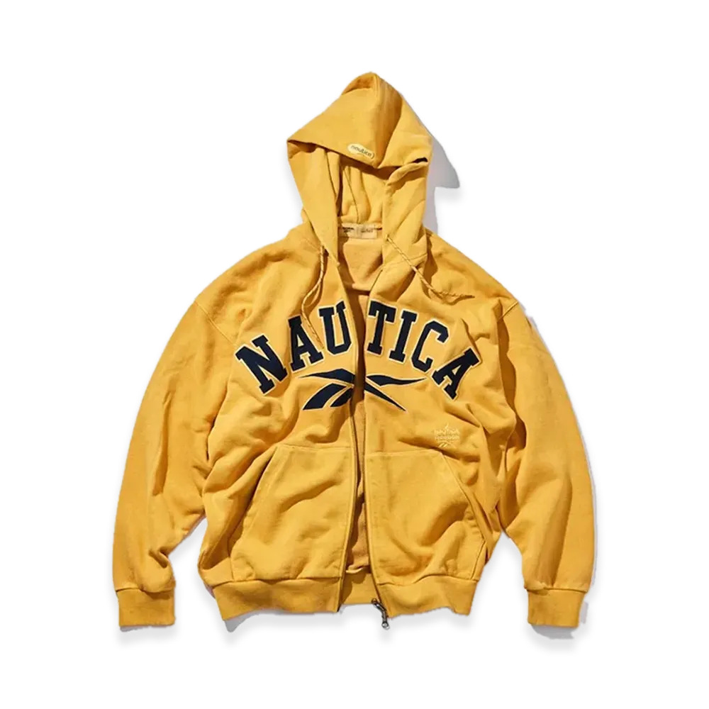 Reebok x NAUTICA Arc Logo Pigment Heavyweight Zipup Hoodie "Yellow"