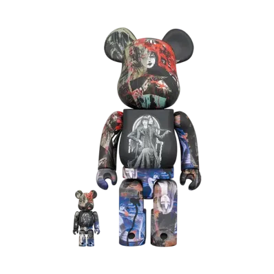 Bearbrick S'YTE x Junji Ito TOMIE 100% & 400%