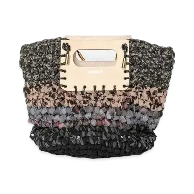 sacai Zantan Crochet Bag "Beige"