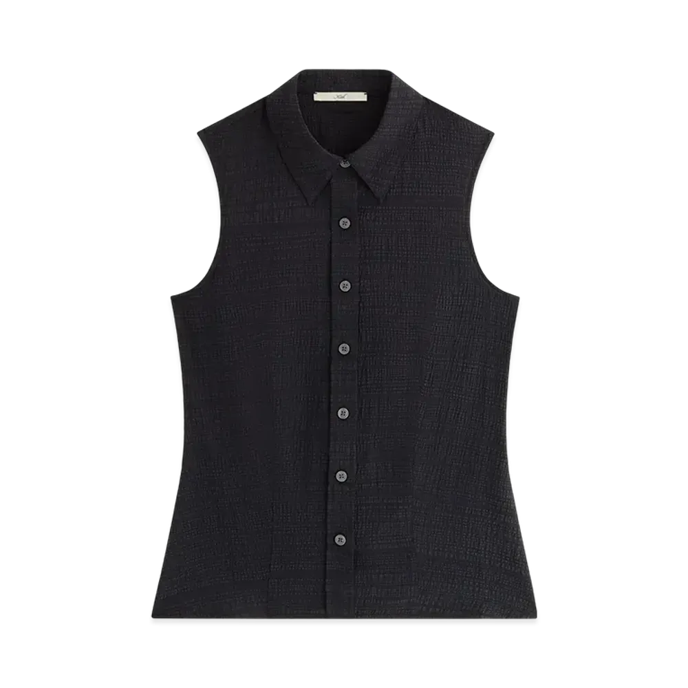 Kith Women Aki Backless Button Down Tank "Black"