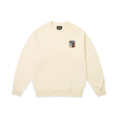 PALACE x BEAMS Plus Graphic Crew "Sand"
