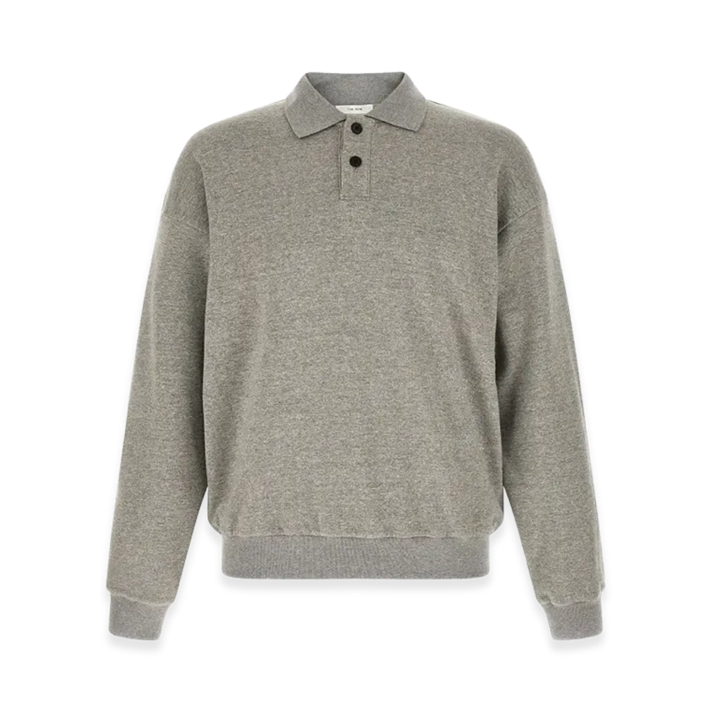 The Row 'Ry Top' Polo Shirt "Gray"