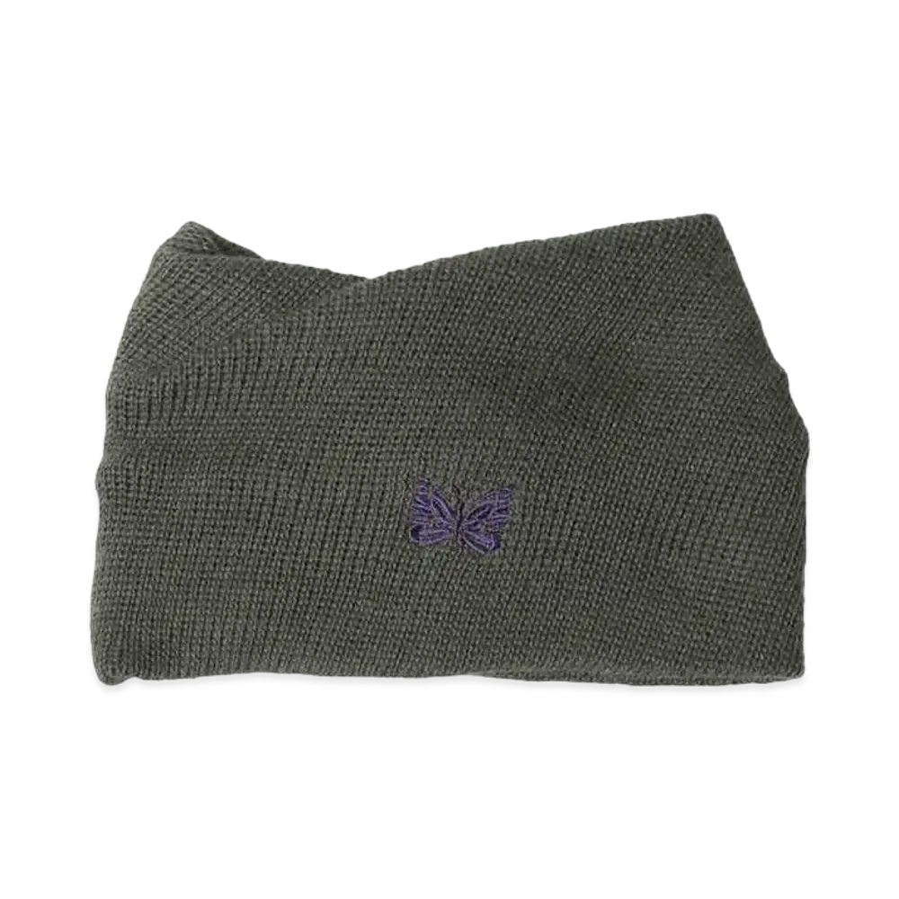 Needles Neck Warmer Merino Wool "Khaki"