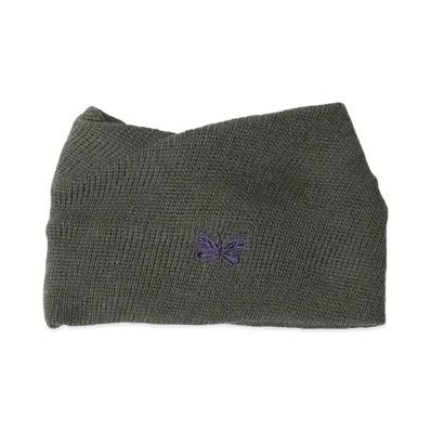 Needles Neck Warmer Merino Wool "Khaki"