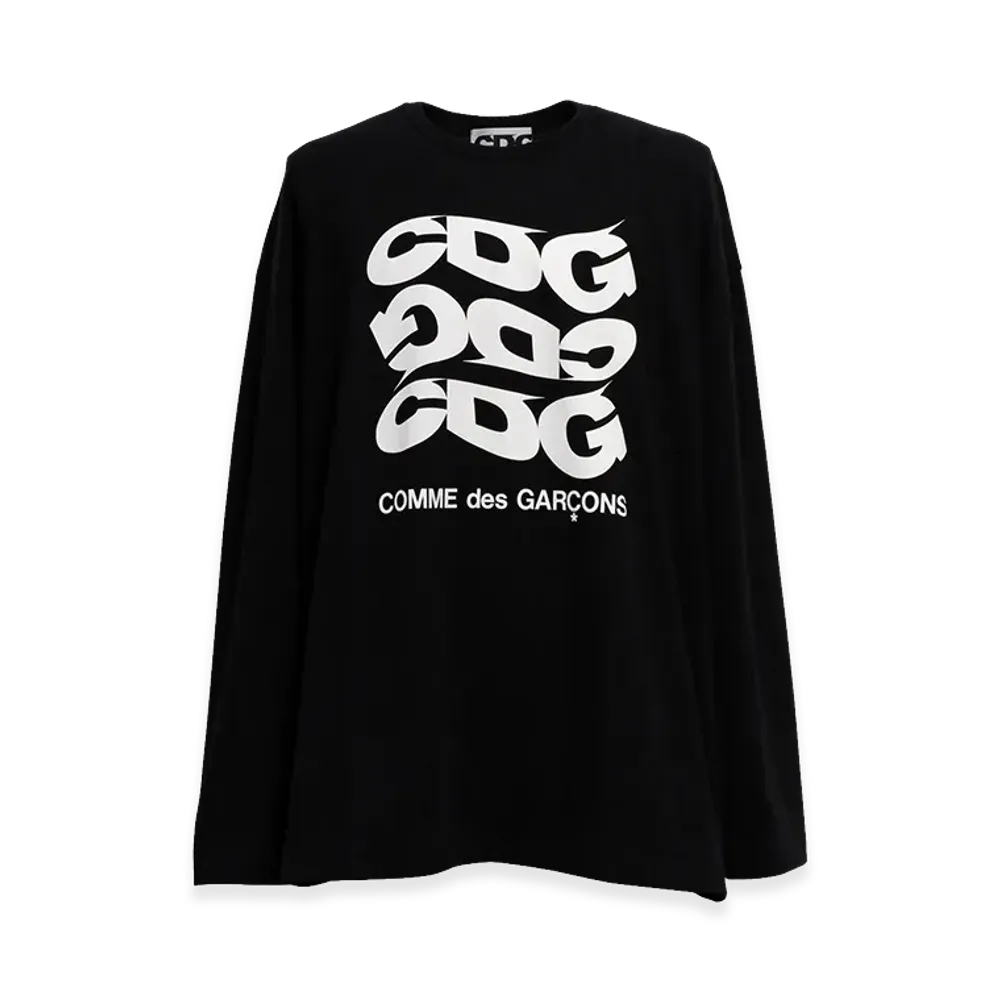 COMME des GARCONS CDG Oversized Long Sleeved T-Shirt 2 "Black"