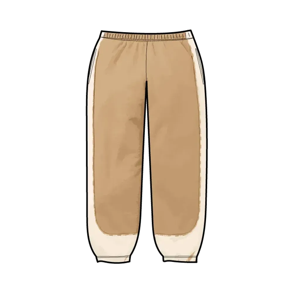 Supreme Piping Sweatpant "Dark Tan"