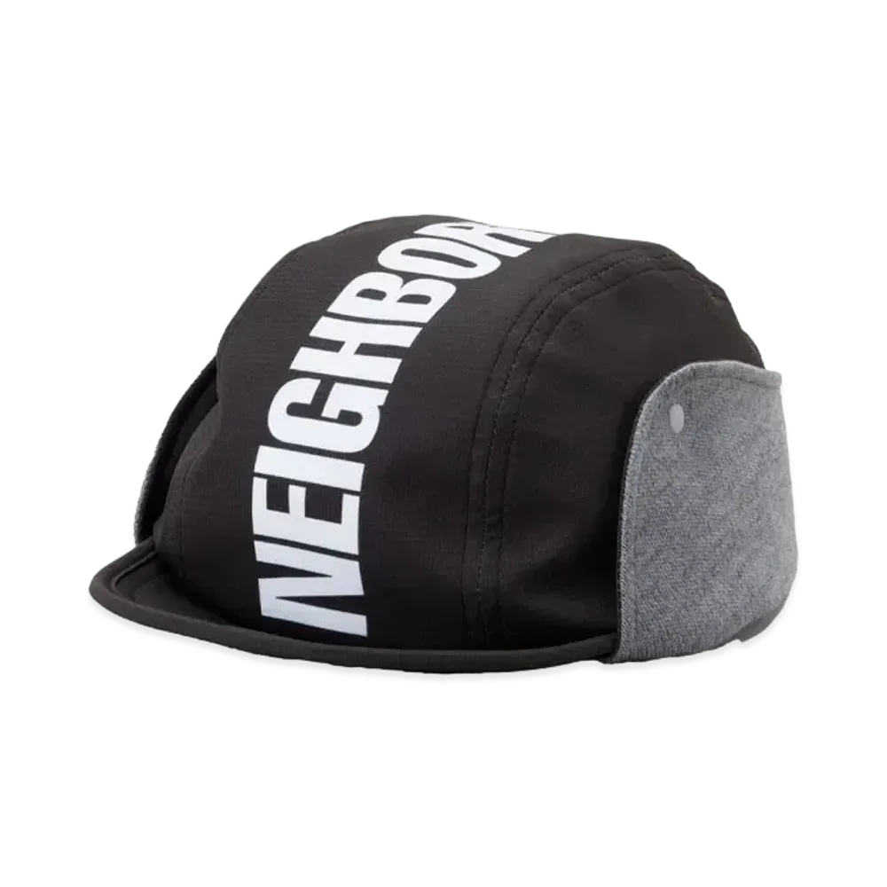 NEIGHBORHOOD x Velo Spica . Flap Cap "Black"