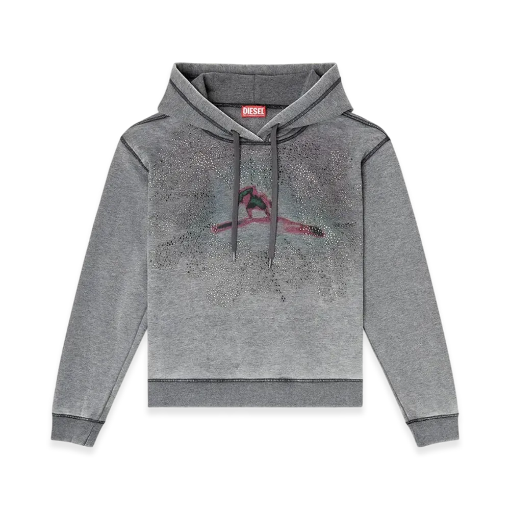 Diesel F-Normy-Hood-S1 Pullover Hoodie "Grey"