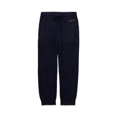 GELATO PIQUE Homme Temperature-Controlled Smooth Long Pants "Navy"