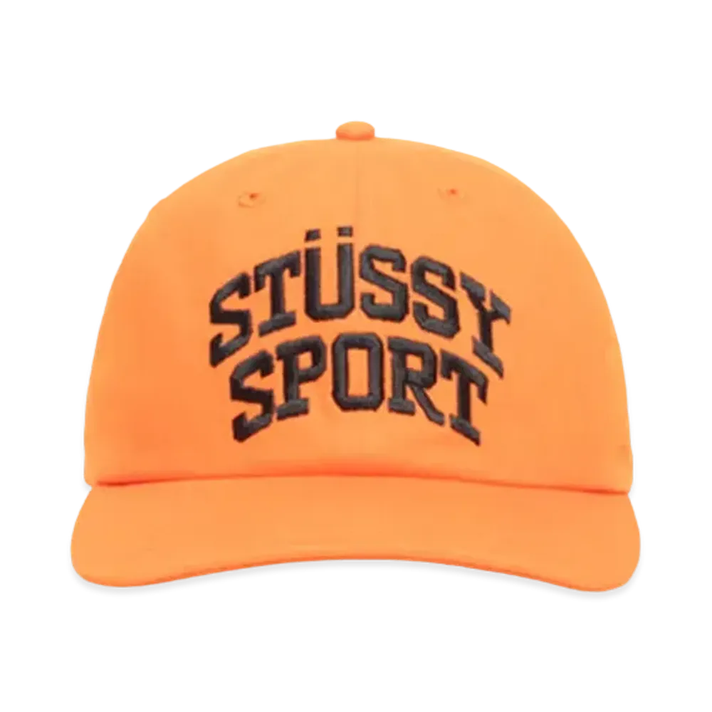 Stussy Mid Depth Stussy Sport Snapback "Orange"