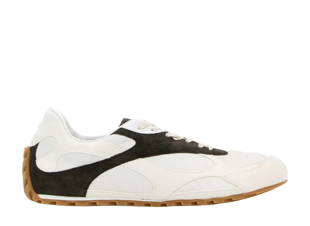 Bottega Veneta Women's Two-Tone Canvas and Suede Orbit Flash Sneakers "Multicoloured"