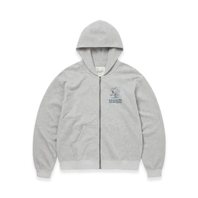 thisisneverthat x PEANUTS Zip Up Hoodie "Heather Grey"