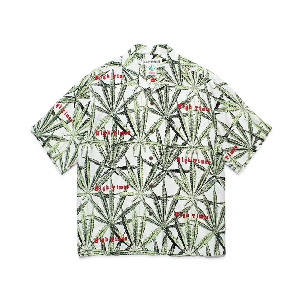 WACKO MARIA High Times / Hawaiian Shirt "White"