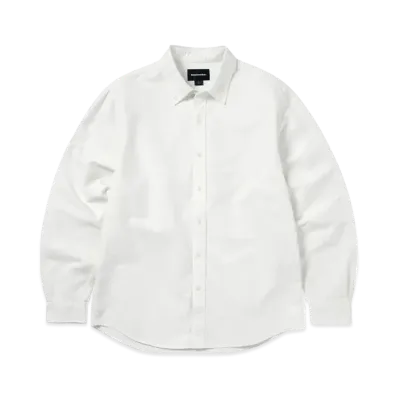thisisneverthat Overdyed T-Logo Oxford Shirt "White"