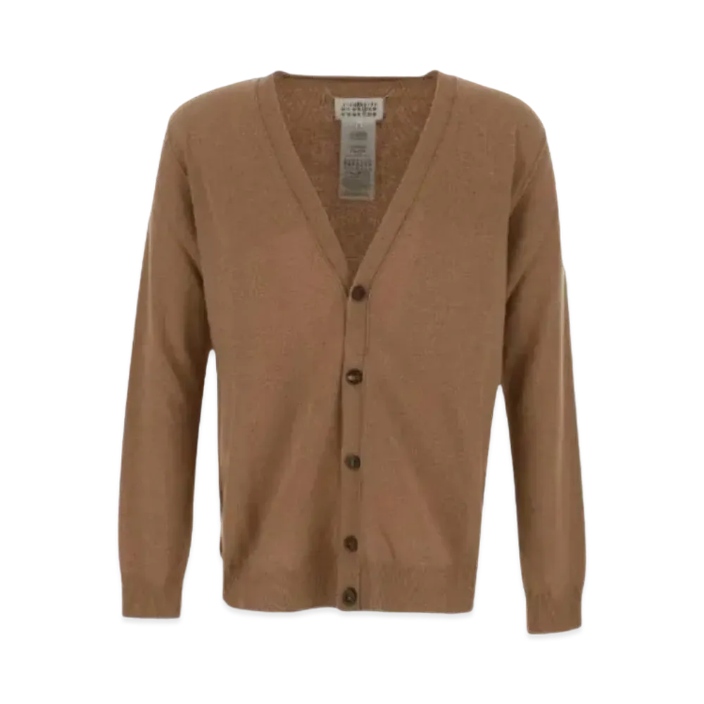 Maison Margiela Cashmere Cardigan "Almond"