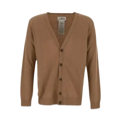 Maison Margiela Cashmere Cardigan "Almond"