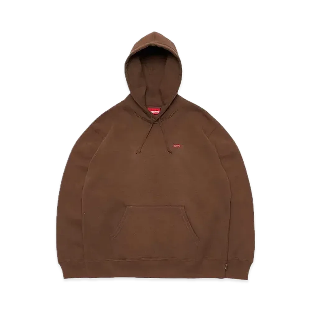 Supreme Small Box Hooded Sweatshirt "Olive Brown" (22SS)