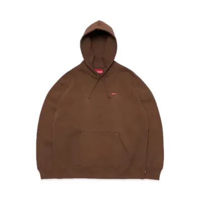 Supreme Small Box Hooded Sweatshirt "Olive Brown" (22SS)