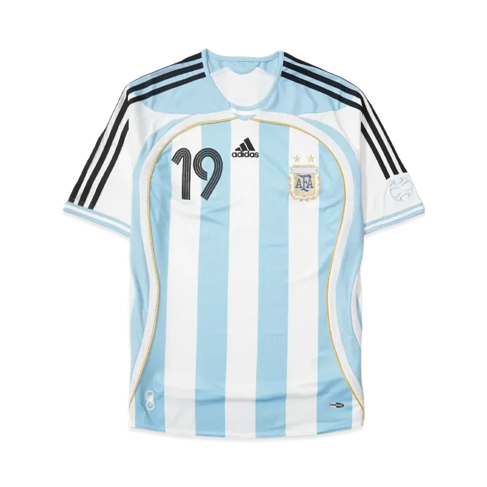 adidas Argentina Home Jersey 2006 Messi "White"