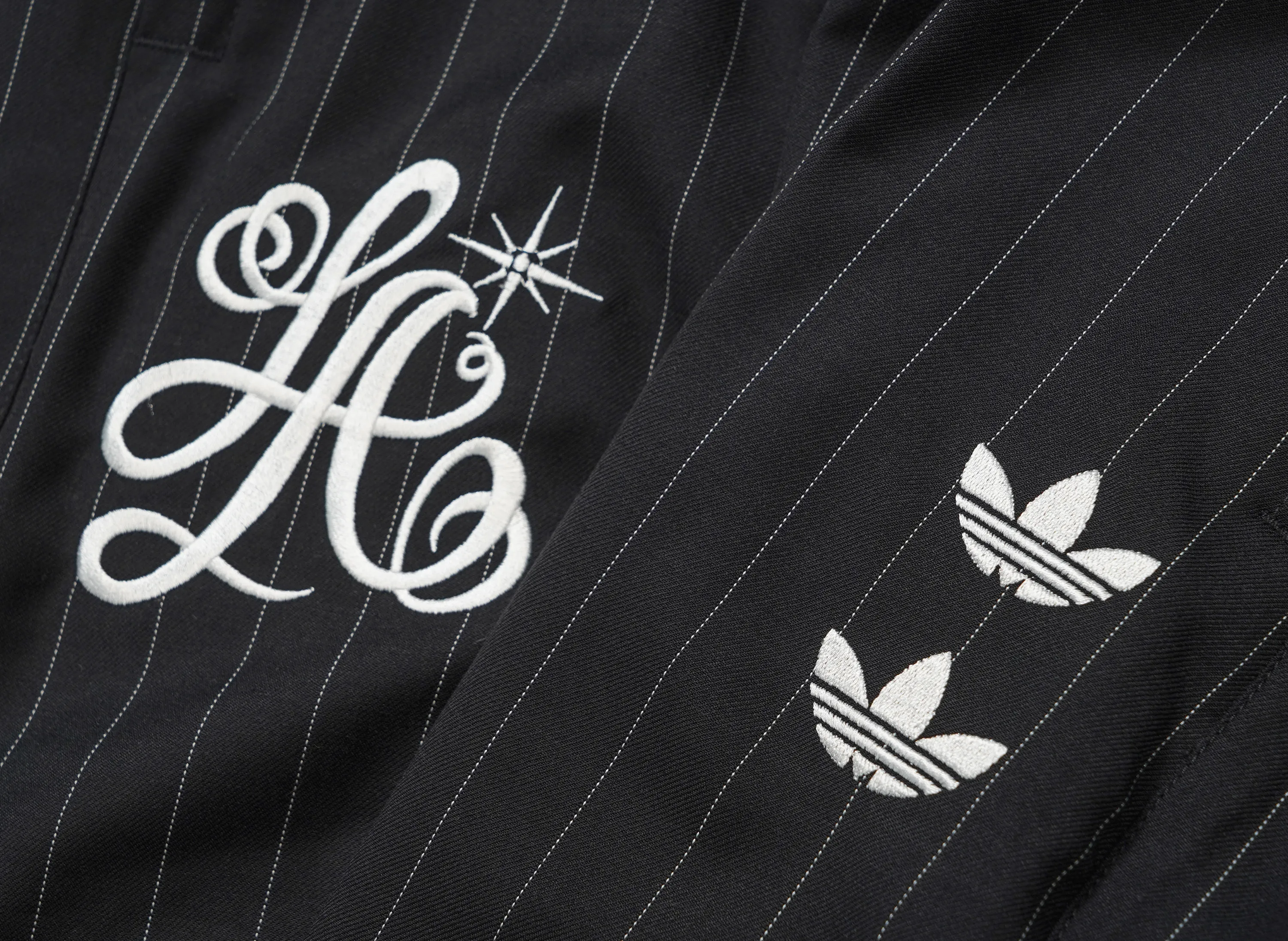 adidas x Willy Chavarria Pinstripe Track Pants 