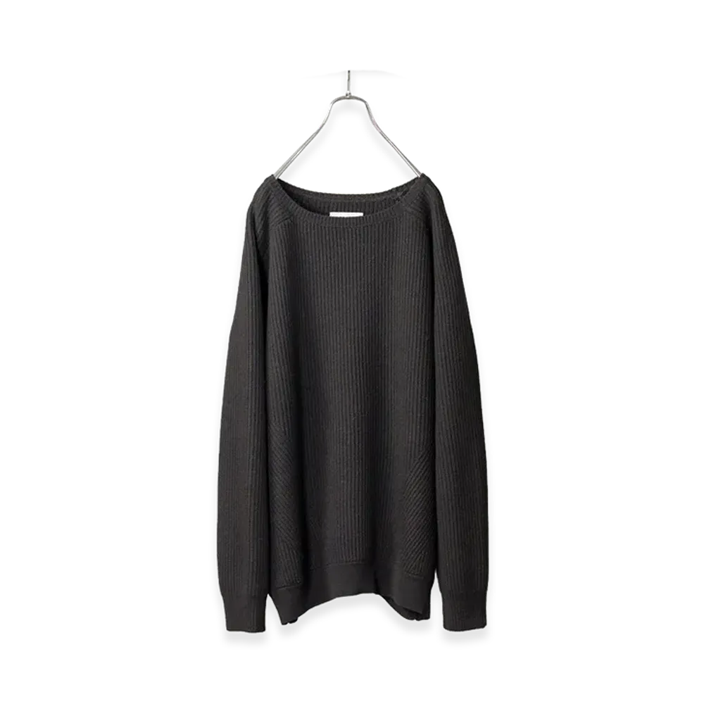 ANCELLM Tuck In Knit "Black"
